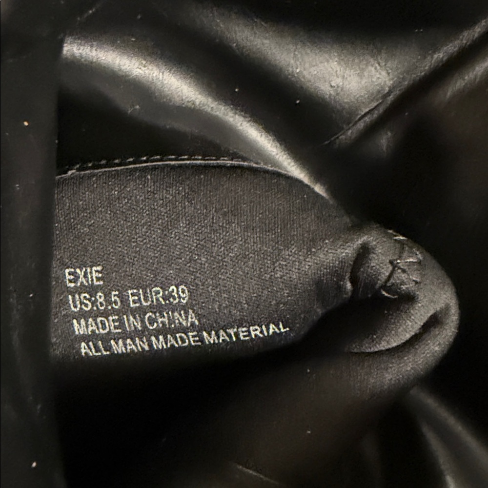 NWB Black Luxe by JustFab Over Knee Boots size 8.5 - Picture 10 of 10